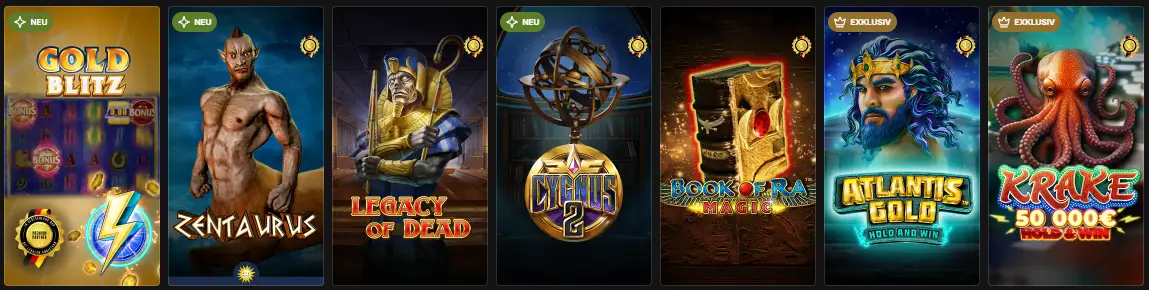 Spielangebot bei TIPICO AT​
