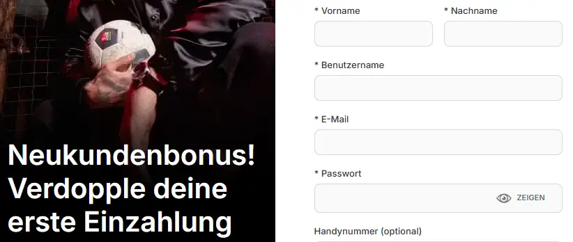 Anmeldung im TIPICO AT​
